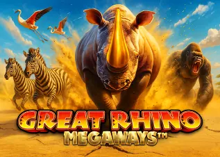 เบทดี168 Great Rhino Megaways ทดลองเล่นฟรี